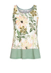Ringella Bloomy Floral Sleeveless Vest Top, White Multi
