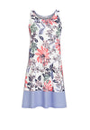 Ringella Bloomy Floral Sleeveless Nightdress, White Multi