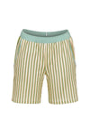 Ringella Bloomy Stripe Shorts, Green Multi