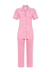Ringella Contrast Trim Pyjama Set, Pink