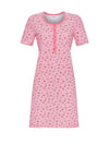 Ringella Stripe Short Sleeve Nightdress, Pink