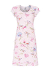 Ringella Floral & Bird Print Cap Sleeve Nightdress, Pink Multi