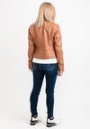 Rino & Pelle Leather Biker Jacket, Nut