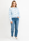 Pulz Emma High Waist Straight Jeans, Medium Blue