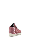 Ricosta Suede Star High Top Trainers, Purple