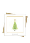 Rita Oates Artist Christmas Tree, Christmas Greeting Card