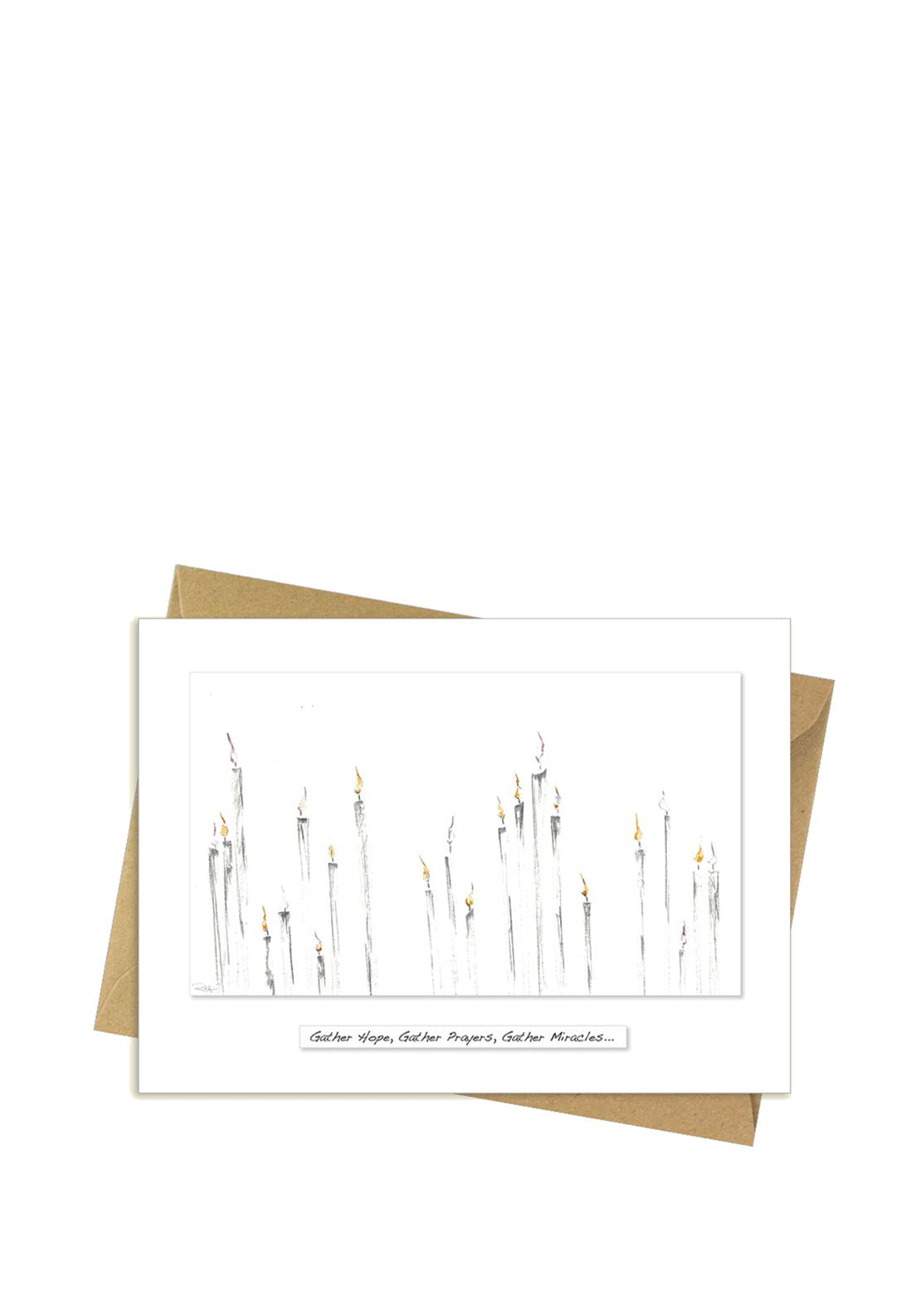 Rita Oates Candles Greeting Card