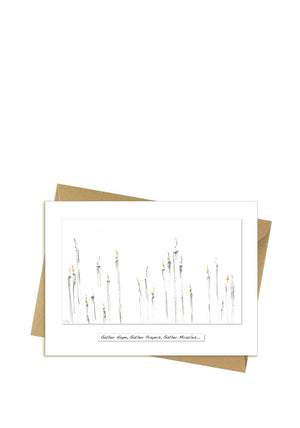 Rita Oates Candles Greeting Card