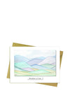 Rita Oates Artist Greeting Card, Mountains Of Love