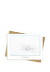 Rita Oates Artist Greeting Card, Ten Tiny Miracles Blue