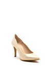 Pomares Scallop Edging Court Shoe, Gold Shimmer