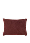 Riva Nellim Boucle 40 x 50cm Feather Cushion, Marsala Red