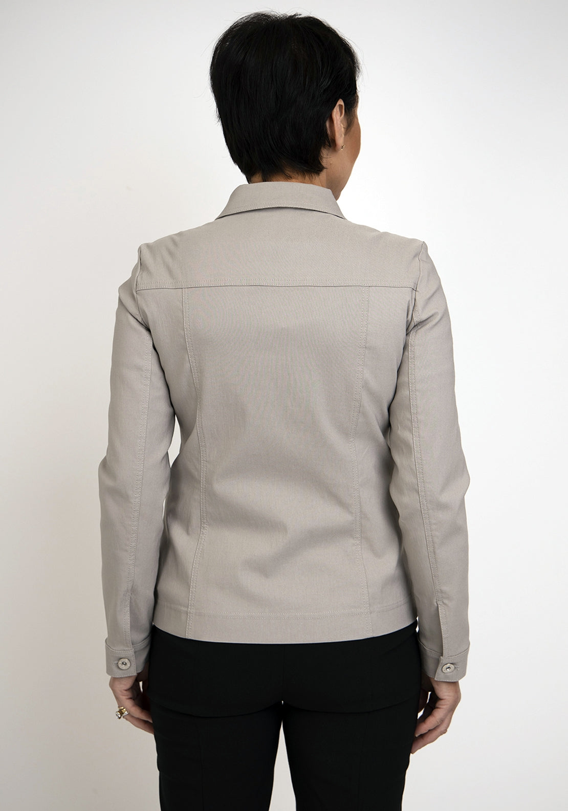Robell Happy Denim Effect Jacket, Stone