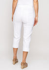 Robell Marie 07 Slim Fit Cropped Trousers, White
