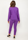 Robell Happy Denim Effect Jacket, Purple