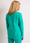 Robell Happy Denim Effect Jacket, Jade Green