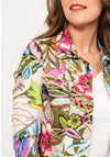 Robell Happy Floral Print Denim Effect Jacket, Multi
