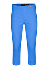 Robell Rose 07 Slim Fit Cropped Trousers, Blue