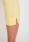 Robell Rose 07 Slim Fit Capri Trousers, Yellow