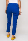 Robell Bella 09 Turn Up Crop Trousers, Royal Blue