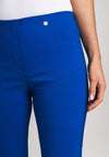 Robell Bella 09 Turn Up Crop Trousers, Royal Blue