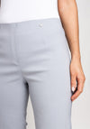 Robell Marie Stretch Slim Fit Trousers, Stone Grey