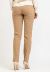 Robell Marie Full Length Slim Leg Trousers, Latte