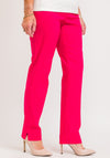 Robell Marie Full Length Stretch Slim Fit Trousers, Raspberry