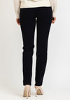 Robell Marie Full Length Slim Leg Trousers, Black