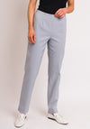 Robell Marie Stretch Slim Fit Trousers, Stone Grey