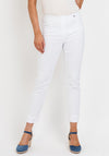 Robell Rose 09 Super Slim Trousers, White