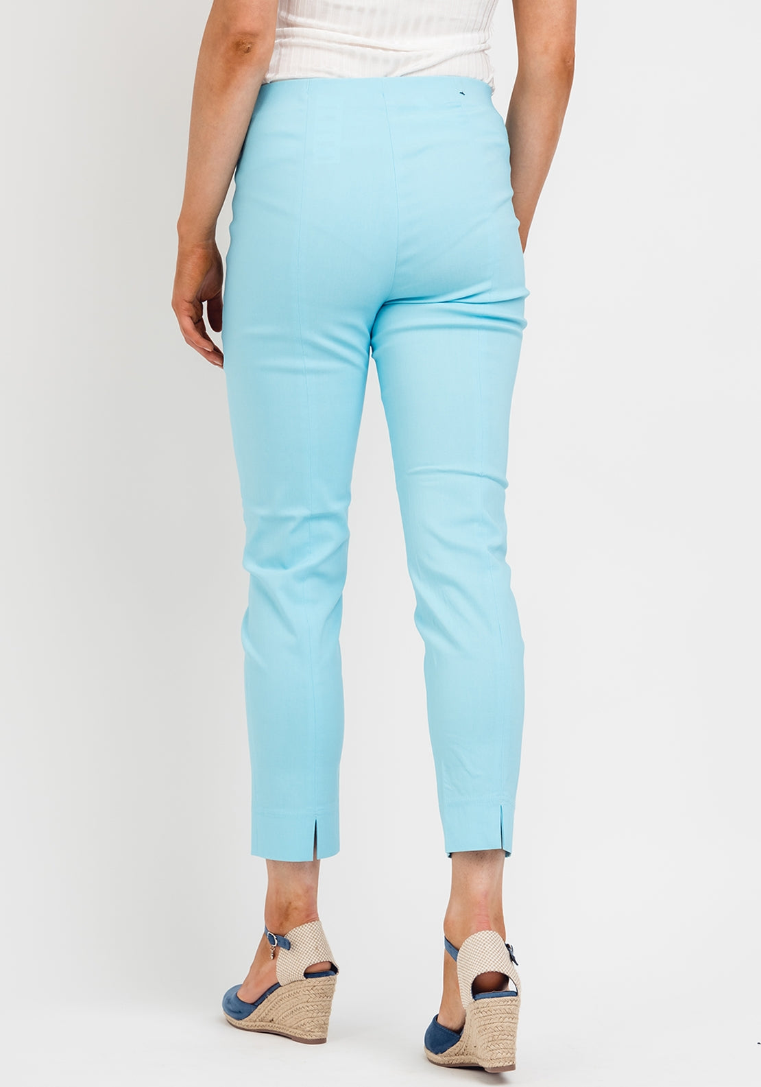 Robell Rose 09 Super Slim Trousers, Pacific Turquoise