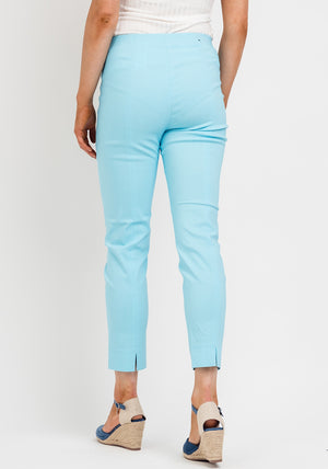Robell Rose 09 Super Slim Trousers, Pacific Turquoise