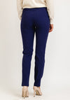 Robell Bella Full Length Slim Leg Trousers, Ink Blue