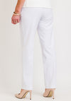 Robell Sahra Comfort Fit Straight Trousers, White