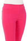 Robell Bella 09 Turn Up Cropped Trousers, Hot Pink