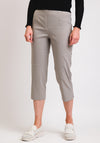 Robell Marie 07 Slim Fit Cropped Trousers, Stone