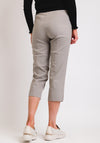 Robell Marie 07 Slim Fit Cropped Trousers, Stone