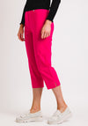 Robell Marie 07 Slim Fit Cropped Trousers, Raspberry Pink