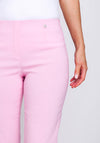 Robell Marie 07 Stretch Crop Trouser, Soft Rose