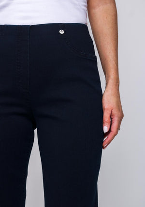 Robell Bella Stretch Denim Jeans, Navy