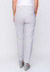 Robell Marie Printed Full Length Stretch Trouser, Cream