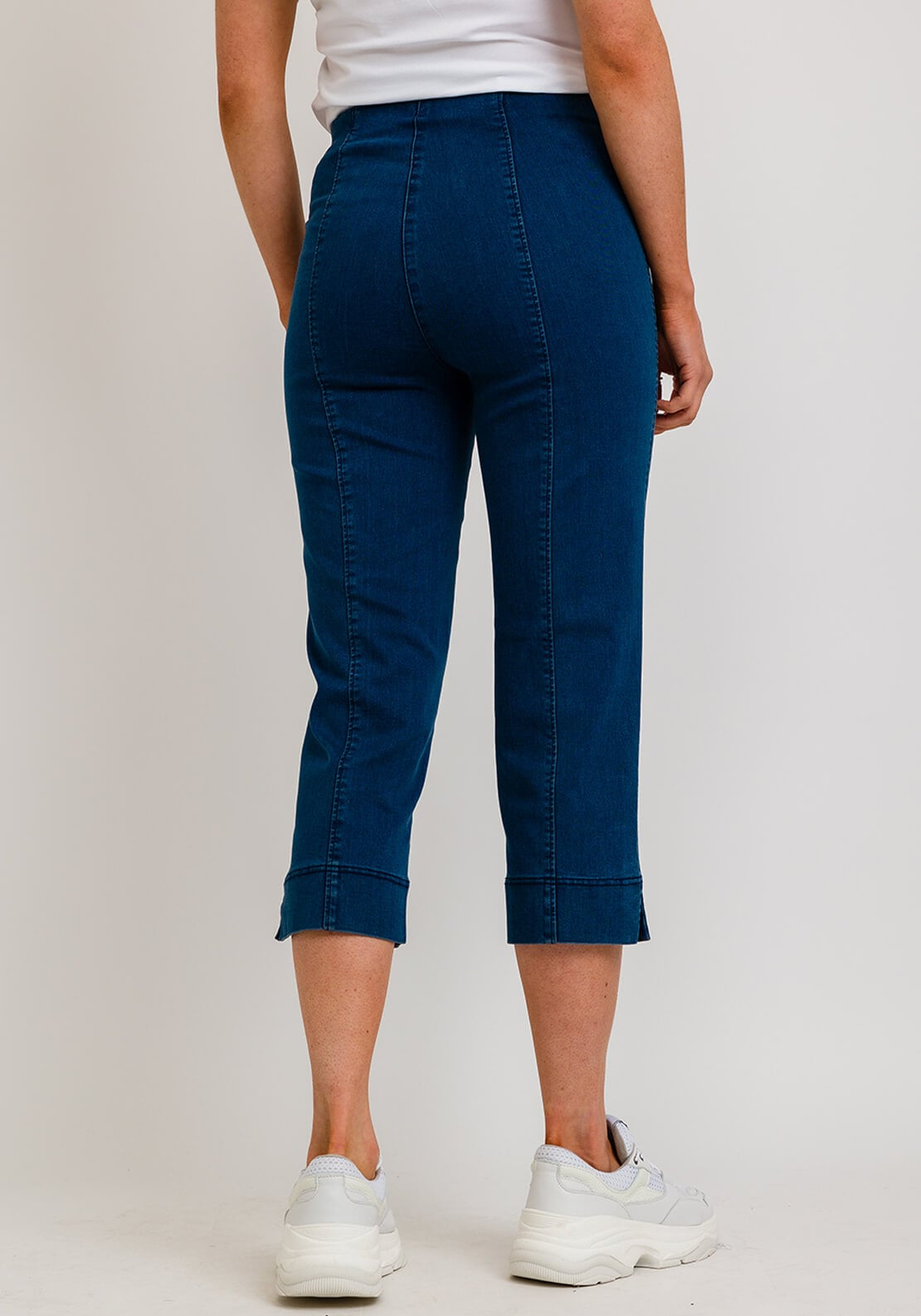 Robell Marie 07 Stretch Crop Jeans, Medium Denim