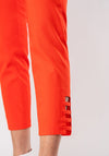Robell Lena 09 Slim Fit Stretch Cropped Trousers, Orange