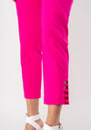 Robell Lena 09 Slim Fit Stretch Cropped Trousers, Pink