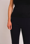 Robell Lena 09 Slim Fit Stretch Cropped Trousers, Navy