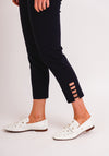 Robell Lena 09 Slim Fit Stretch Cropped Trousers, Navy