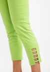 Robell Lena 09 Slim Fit Stretch Cropped Trousers, Kiwi
