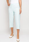 Robell Marie 07 Slim Fit Cropped Trousers, Mint Green