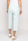 Robell Marie 07 Slim Fit Cropped Trousers, Mint Green